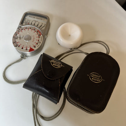 Weston Master V Exposure Meter, Clean and Working, with Case  & Invercone