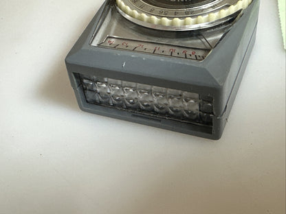 Vintage Leningrad 4 Light Exposure Meter With Original  Case