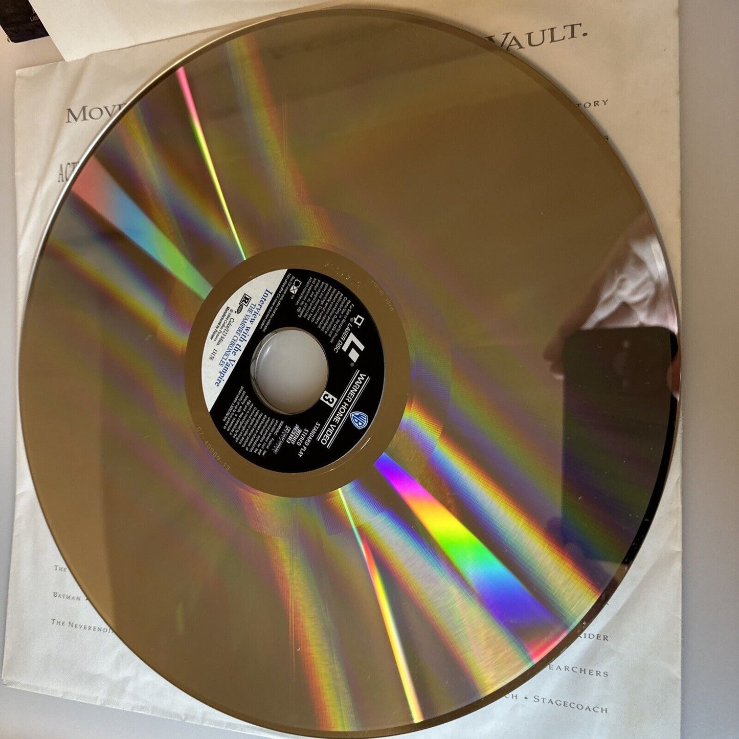Interview With The Vampire WB NTSC Laserdisc laser disc media