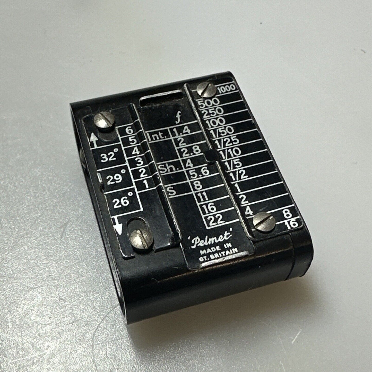 Pelmet Camera Light Exposure Extinction Meter - WORKING