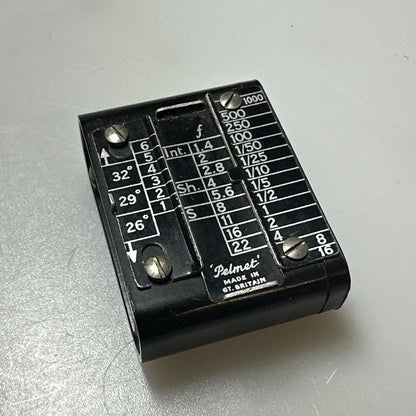 Pelmet Camera Light Exposure Extinction Meter - WORKING