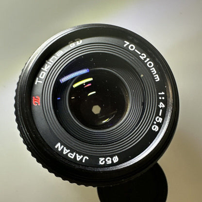 Tokina 70-210mm SD II f4-5.5 manual lens + Macro No 8805684 Mount Pentax PK