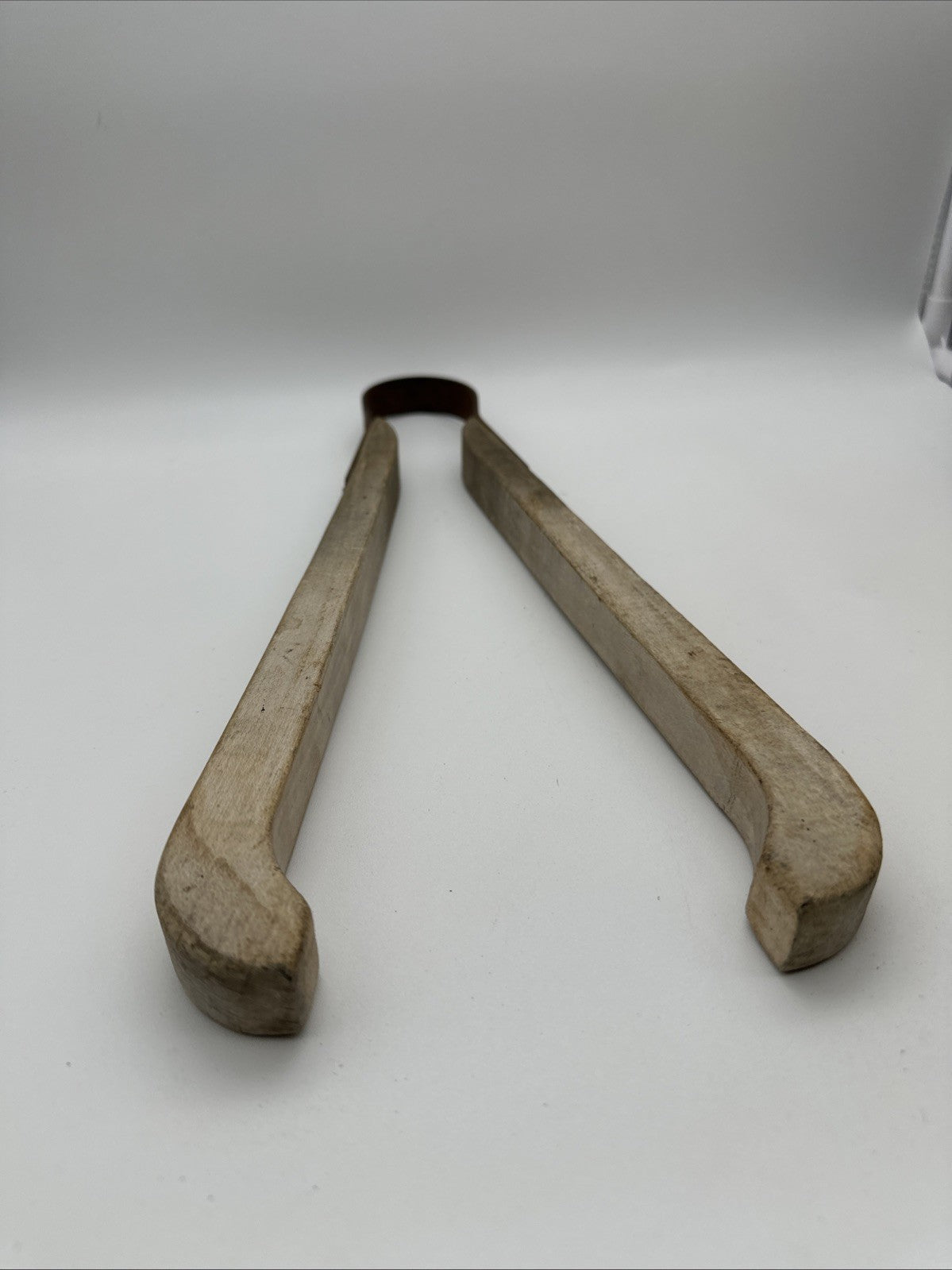 Vintage Wooden Laundry Washing Tongs 13" Twin Tub Dolly Retro Kitchen Clothes