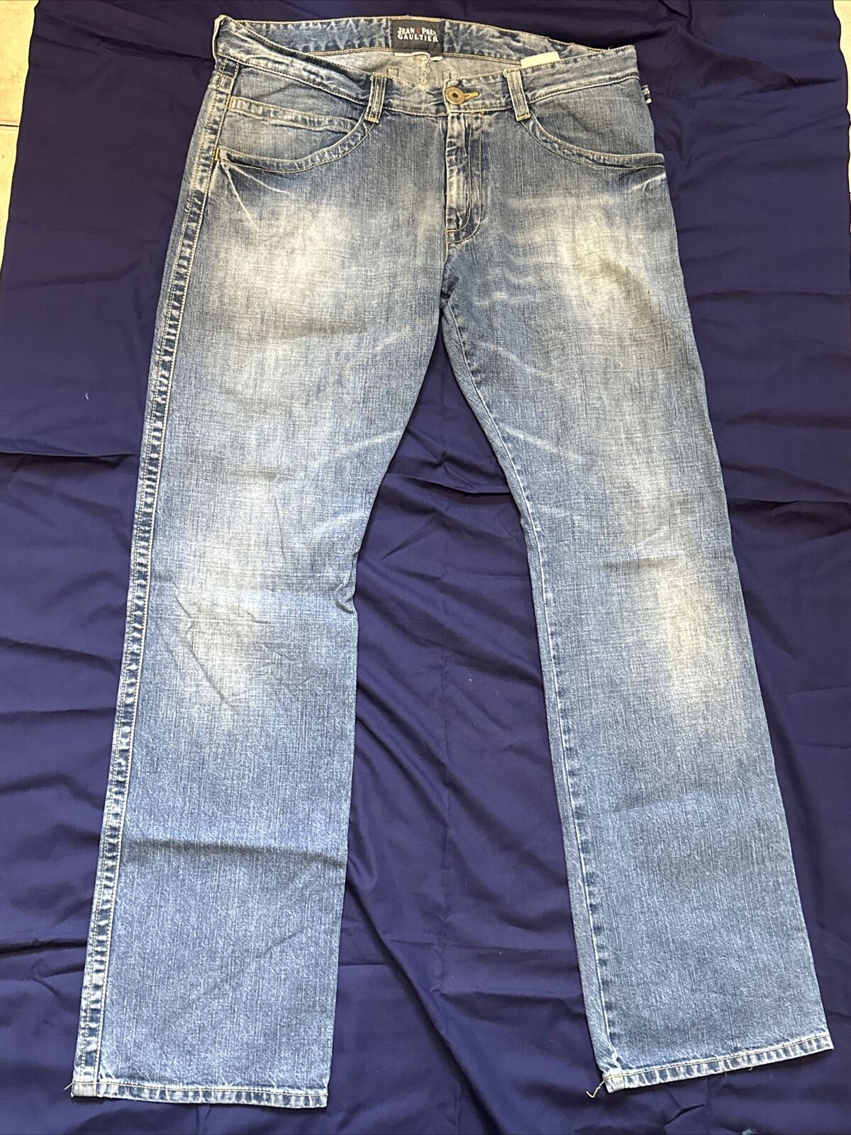 VINTAGE MENS JEAN JEANS PAUL GAULTIER W36 L32 inches clothing