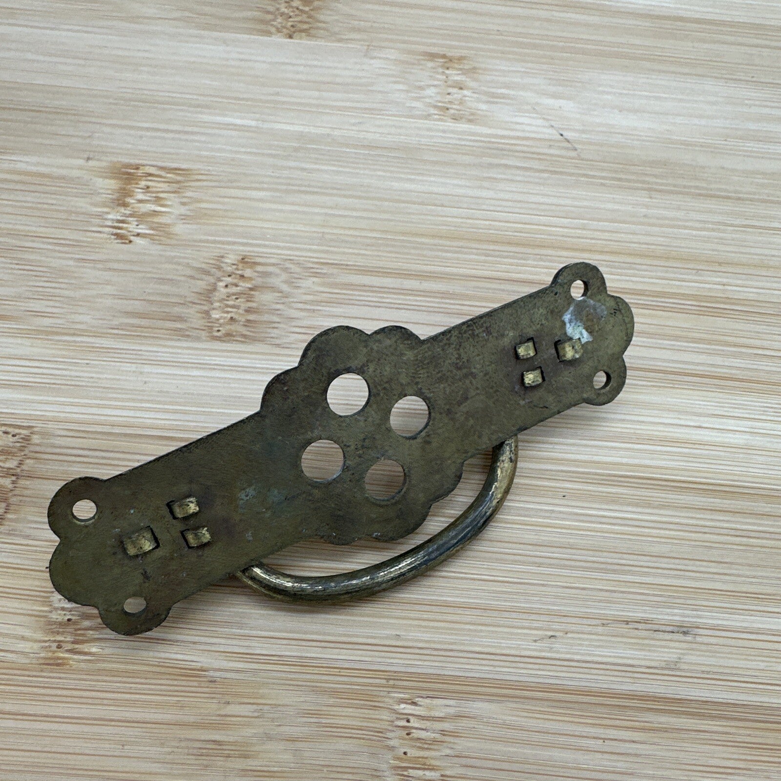Vintage Brass Drawer Pull/Handle for Dresser or Cabinet