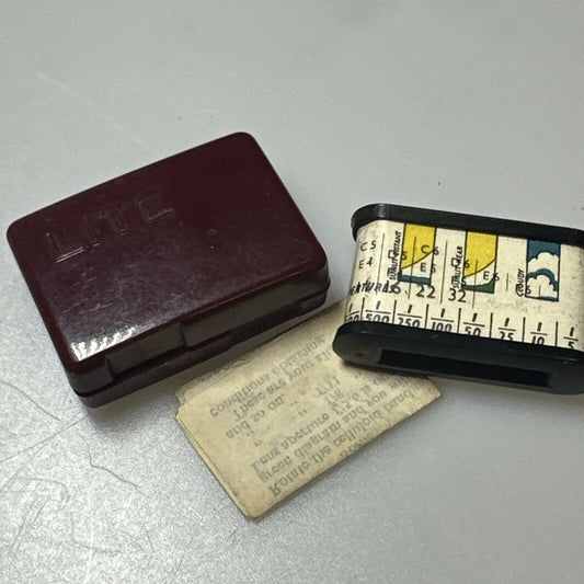 Vintage LITE aka LEUDI Extinction / Light-Exposure Meter w/Case